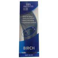BIRCH Gel Insoles Size 37-42 (Not for Sale on Amazon/Ebay)