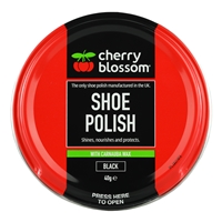 Cherry Blossom Shoe Polish 50ml/40g Tin Black