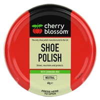 Cherry Blossom Shoe Polish 50ml/40g Tin Neutral