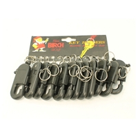 Quick Release Key Holder With Five Key Rings And Loop Clip