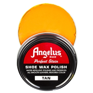Angelus Perfect Stain Wax Shoe Polish 60ml Tan (Light Tan)