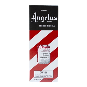 Angelus Leather Dye, 3 fl oz/89ml Bottle. 097 Coffee