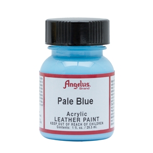 Angelus Acrylic Leather Paint 1 fl oz/30ml Bottle. Pale Blue 176