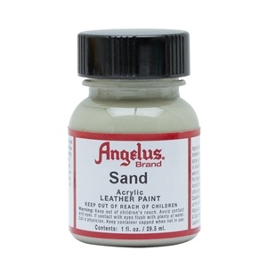 Angelus Acrylic Leather Paint 1 fl oz/30ml Bottle. Sand 182