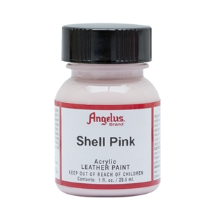 Angelus Acrylic Leather Paint 1 fl oz/30ml Bottle. Shell Pink 191