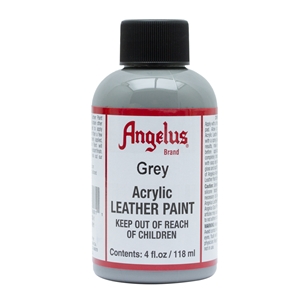 Angelus Acrylic Leather Paint 4 fl oz/118ml Bottle. Grey 081
