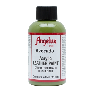 Angelus Acrylic Leather Paint 4 fl oz/118ml Bottle. Avocado Green 170