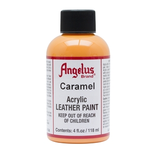 Angelus Acrylic Leather Paint 4 fl oz/118ml Bottle. Caramel 194