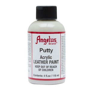 Angelus Acrylic Leather Paint 4 fl oz/118ml Bottle. Putty 264