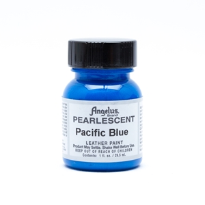 Angelus Pearlescent Acrylic Leather Paint 1 fl oz/30ml Pacific Blue