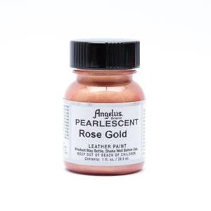 Angelus Pearlescent Acrylic Leather Paint 1 fl oz/30ml Rose Gold