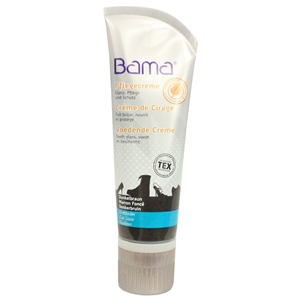 Bama Shoe Cream Tube with Applicator Sponge Dark Brown 75ml (Old Packaging)