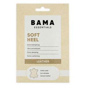 Bama Essentials Cushioning Leather Heel Pad, Ladies Small Size 3/4, Euro 36/38