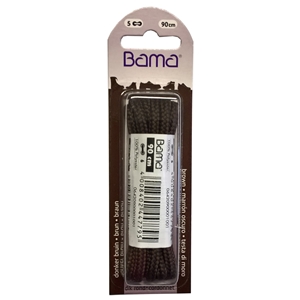 Bama Blister Packed Polyester Laces 90cm Outdoor Cord, Brown