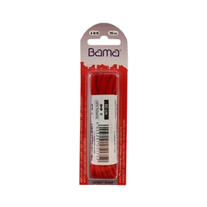 Bama Blister Packed Polyester Laces 90cm Hiking Cord 018 Red