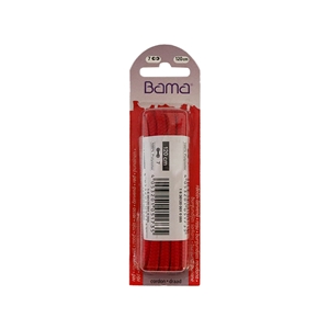 Bama Blister Packed Polyester Laces 120cm Hiking Cord 018 Red