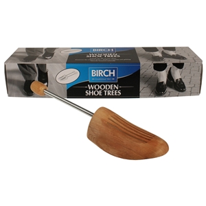 Birch Wooden Shoe Tree with Spring Gents XX Large (46-47) (Not for Sale on Amazon/Ebay)