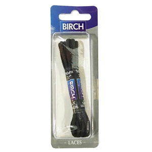 Birch Blister Pack Laces 90cm Round Brown