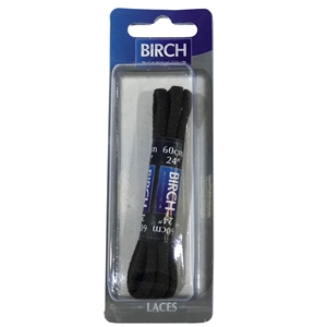 Birch Blister Pack Laces 60cm Cord Brown