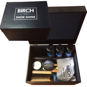 BIRCH Shoe Shine Box, Large