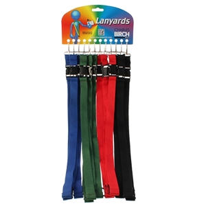 BIRCH Lanyards On Header Card Includes 12 Pieces (Not for Sale on Amazon/Ebay)