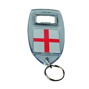 Key Fob Bottle Opener England Flag With Key Ring