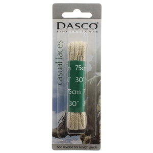Dasco Laces Cord 75cm Beige Blister Packed