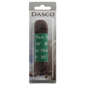 Dasco Laces Chunky Cord 75cm Brown Blister Packed