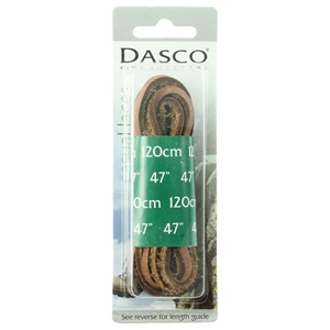 Dasco Laces Leather 120cm Two Tone Blister Packed