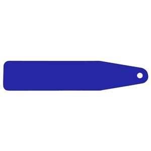 Blank Key Tag 102mm x 22mm C24 - Blue/White/Blue