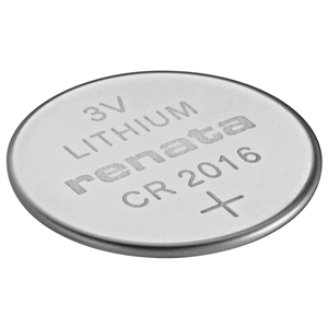 Renata Watch Batteries CR2016 Lithium, 3V