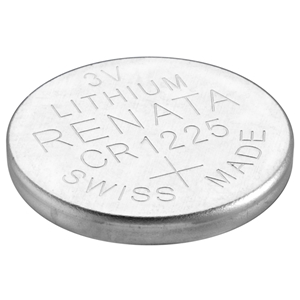 Renata Watch Batteries CR1225 Lithium, 3V