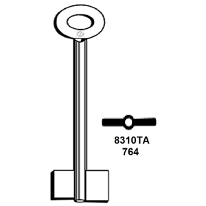 Silca 8310TA Tann Double Bit Safe Key, SKS SK036