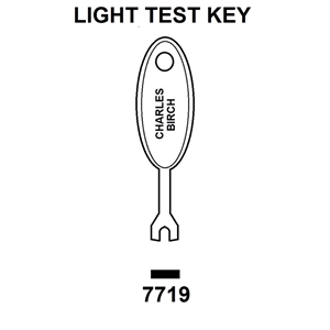 Emergency Light Test Key (FISH TAIL) MK101