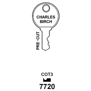 Hook 7720 Cot3 Window Key 7272