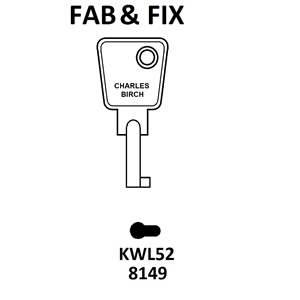 KWL52 Fab N Fix Window Key