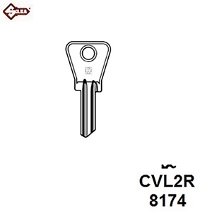 Silca CVL2R, CVL Cylinder Blank JMA CVL2I, HD CVL2R