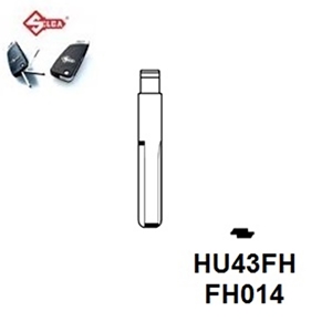 Silca HU43FH. Flip Head Key Blade