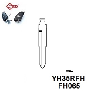 Silca YH35RFH. Flip Head Key Blade
