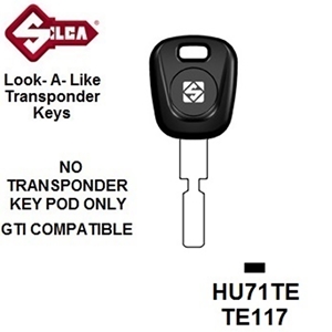 Silca HU71TE, Scania Transponder (Without Chip)