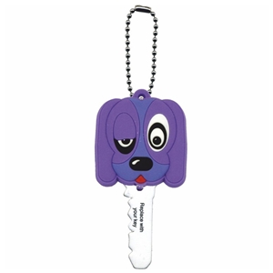 Key Dude - Purple Dog Key Cap With LED Light