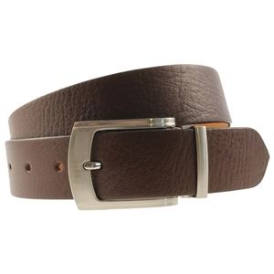 Birch Quality Leather Belt 30mm XX Large (44-48 Inch) Full Grain Brown