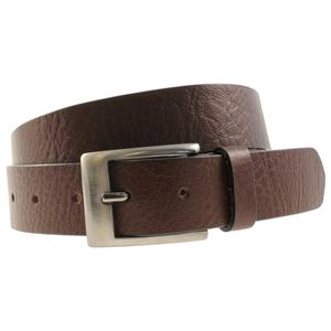 Birch Quality Leather Belt 35mm Medium (32-36 Inch) Full Grain Brown