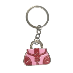 Pink Handbag Key Ring