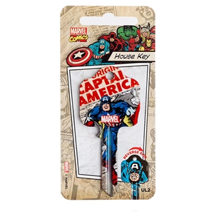 Licensed Keys - Captain America Silca Ref UL054