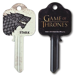 Licensed Keys - Game of Thrones - Stark - Silca Ref UL054