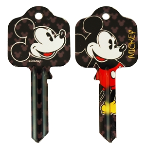 Licensed Keys Mickey Mouse (Silca Ref UL054)