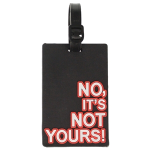 Birch Luggage Tag Black NO ITS NOT YOURS!