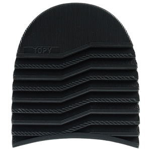 Topy Serac Heels 174 Black 3 3/4 Inch Ribbed Style