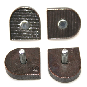 Leicester Metal 120 3/8 Round Pinned Toppieces